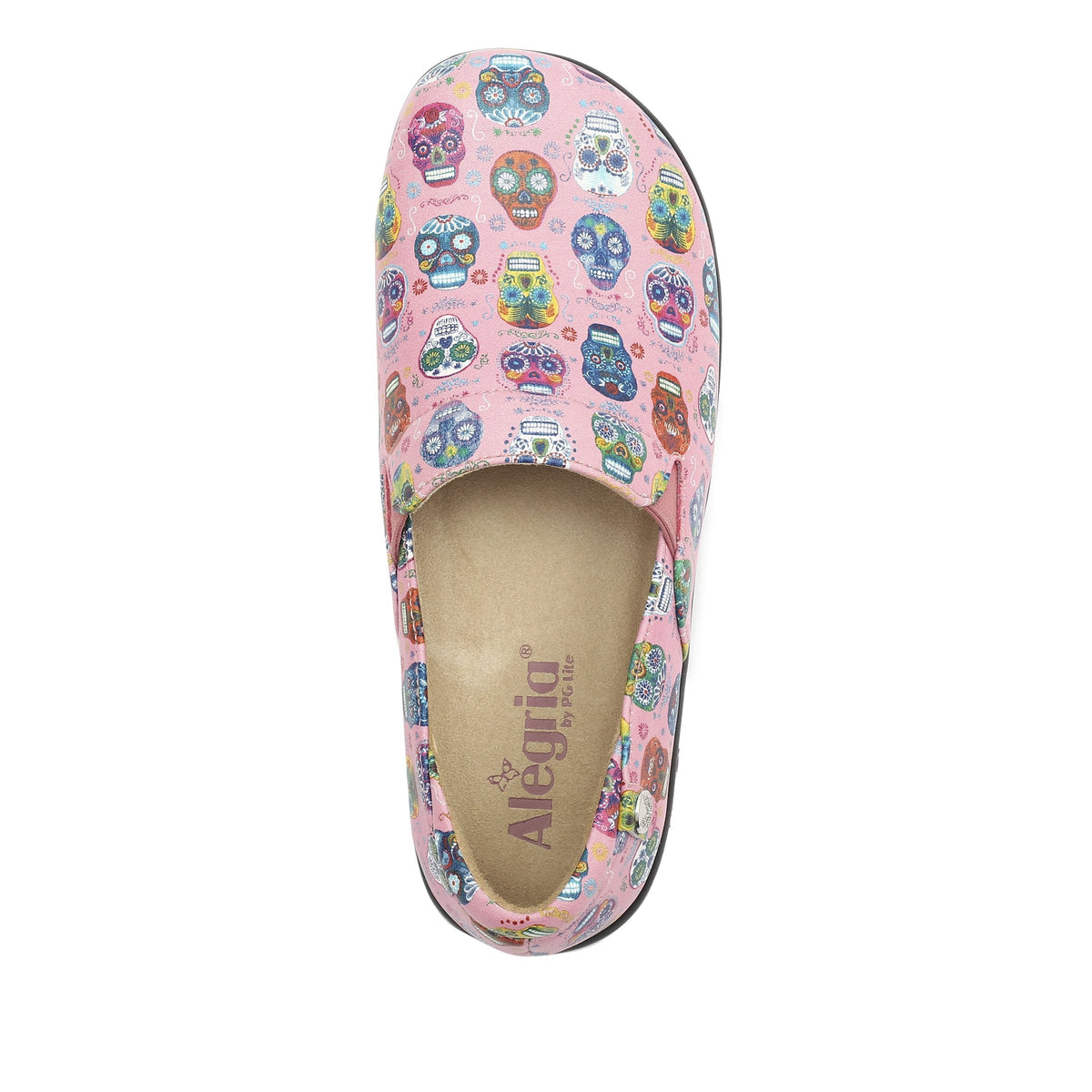 Alegria Keli Sugar Skulls Pink Professional shoe