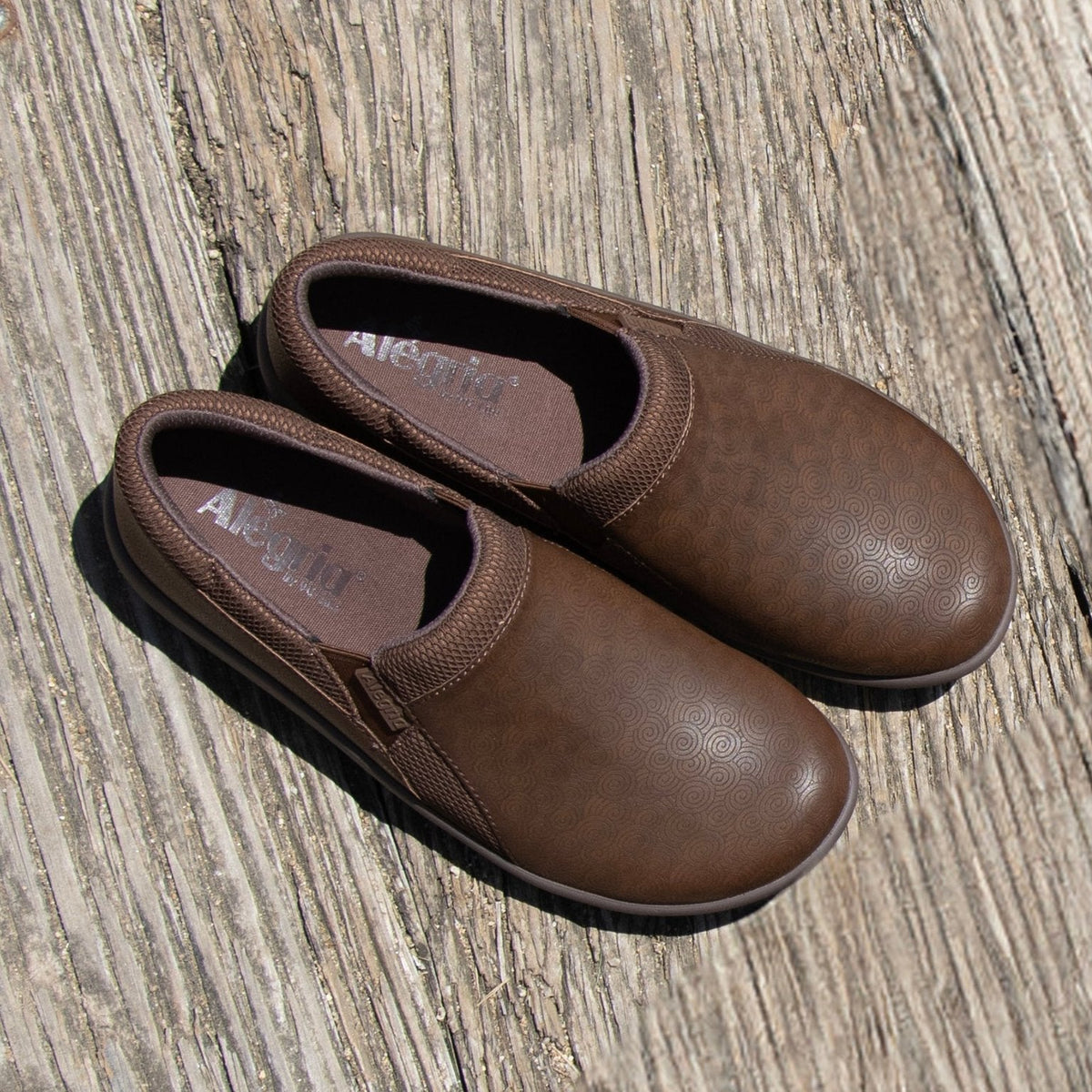 Alegria Duette Swirl Wind Brown Shoe