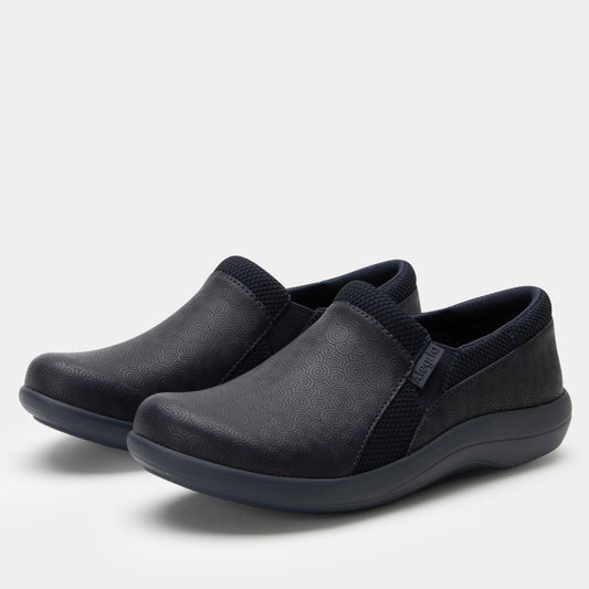 Alegria Duette Swirl Wind Navy Shoe