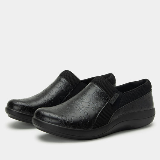 Alegria Duette Embloom Black Shoe