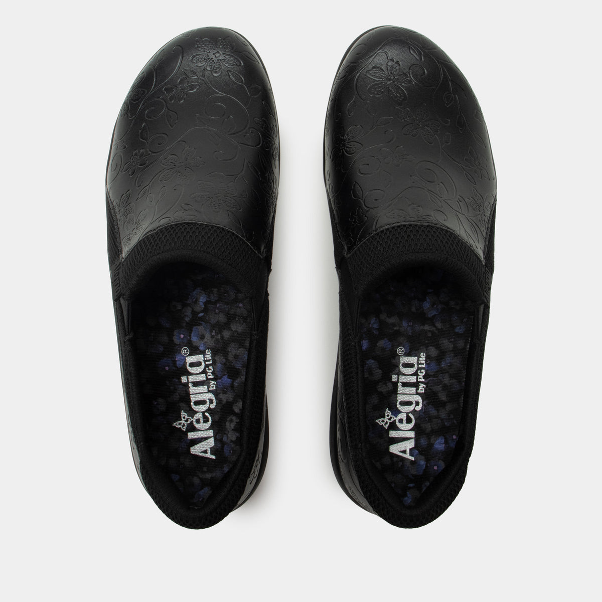 Alegria Duette Embloom Black Shoe
