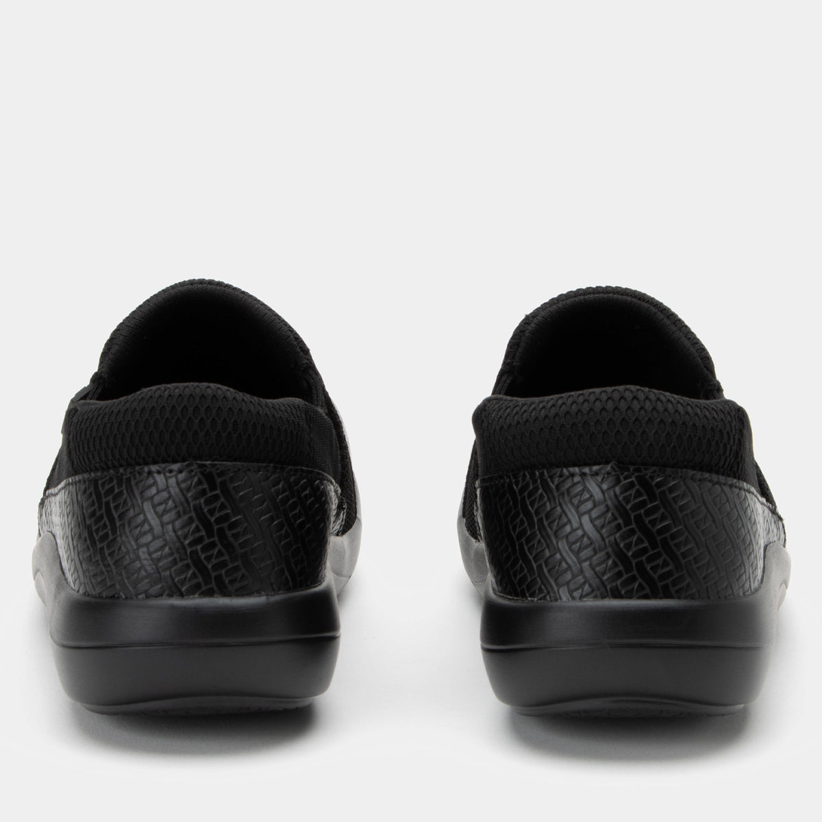 Alegria Duette Black Woven Professional Shoe