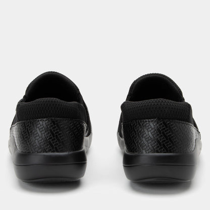 Alegria Duette Black Woven Professional Shoe