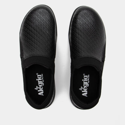 Alegria Duette Black Woven Professional Shoe