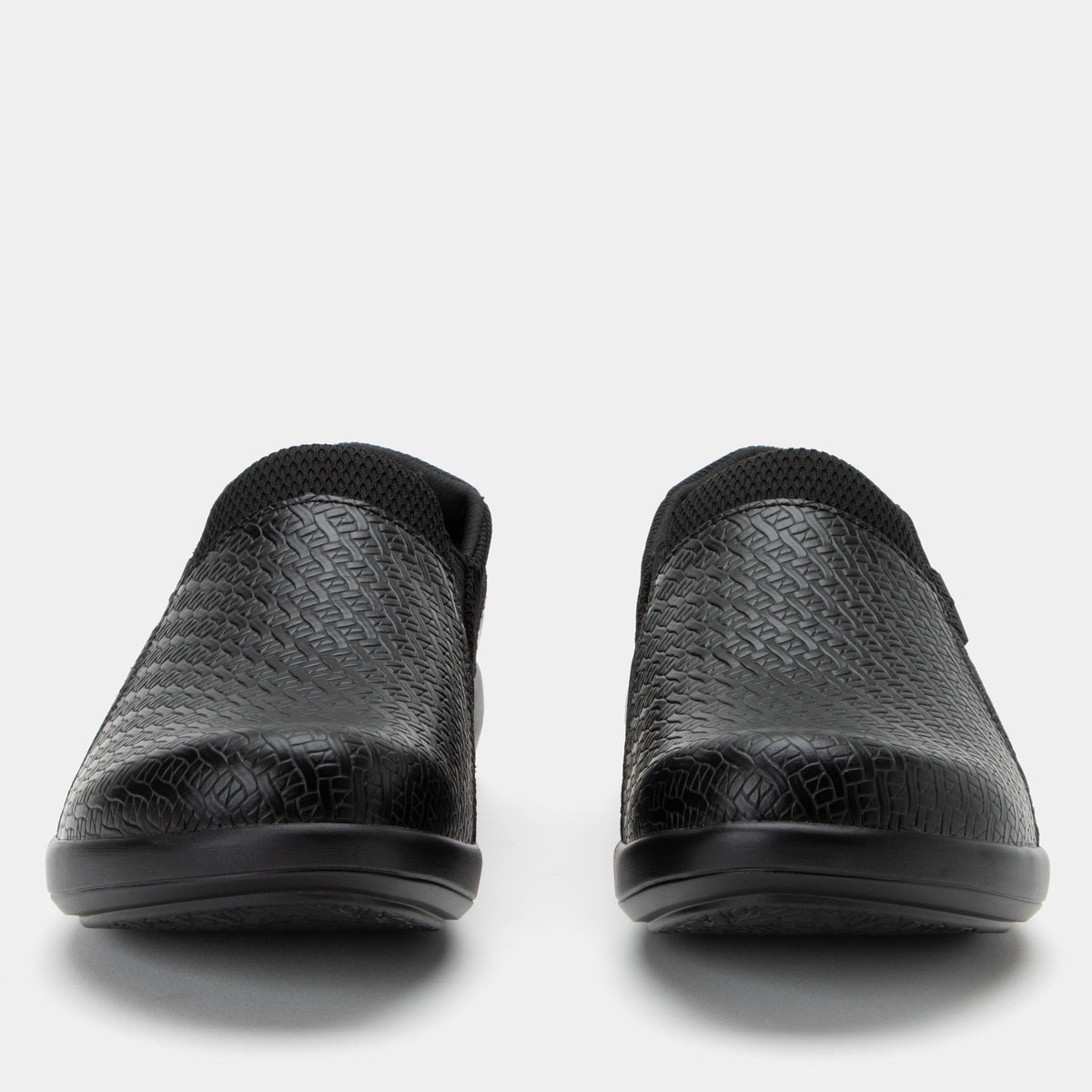 Alegria Duette Black Woven Professional Shoe