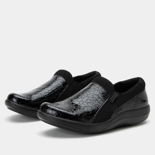 Alegria Duette Flourish Black Shoe