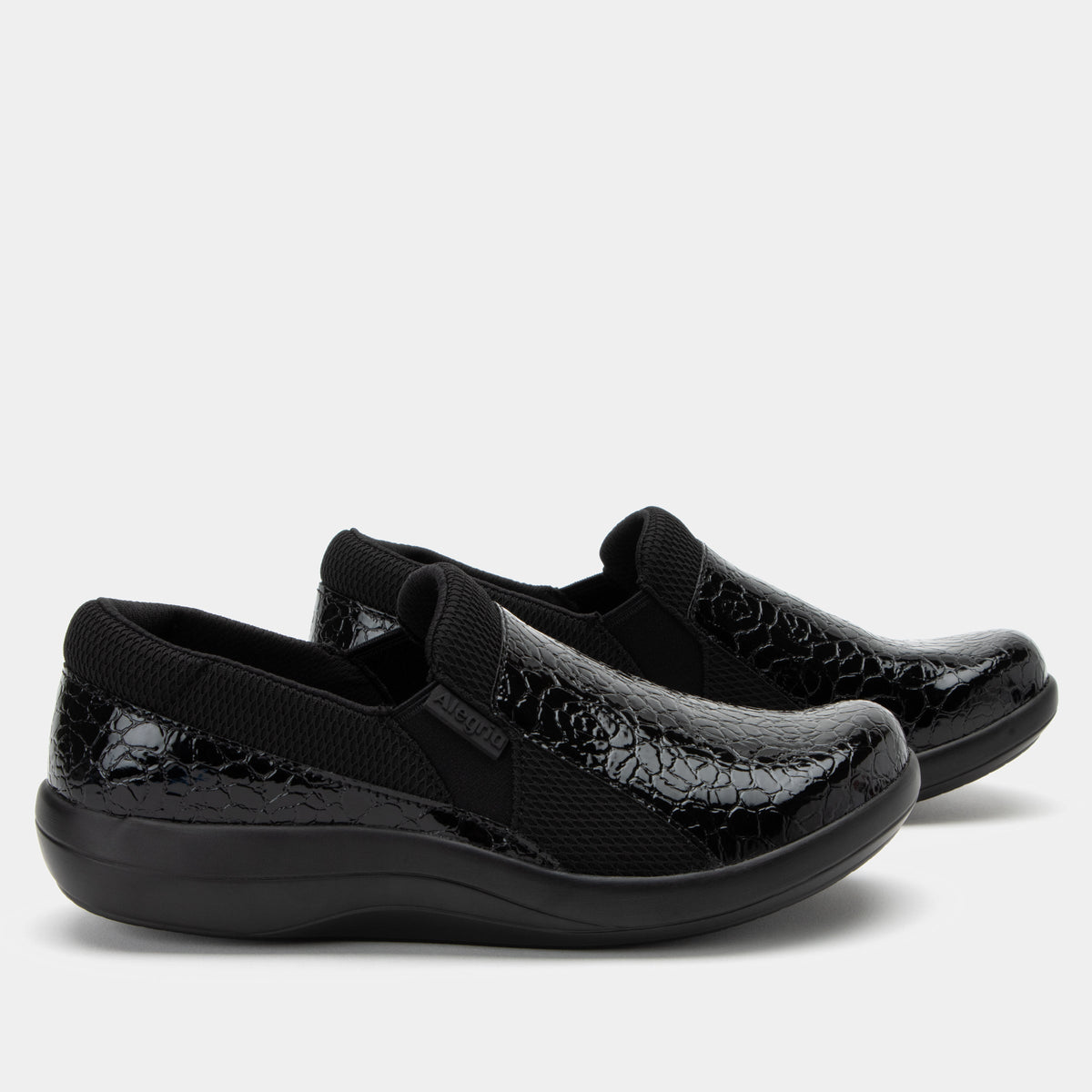 Alegria Duette Flourish Black Shoe