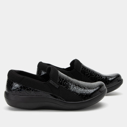 Alegria Duette Flourish Black Shoe