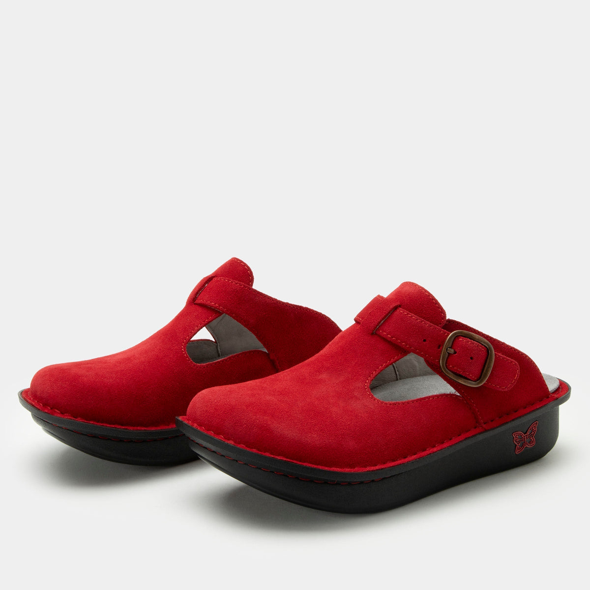 Alegria Classic She's A Firecracker Suede Shoe
