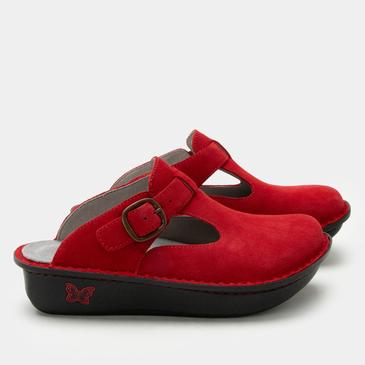 Alegria Classic She's A Firecracker Suede Shoe