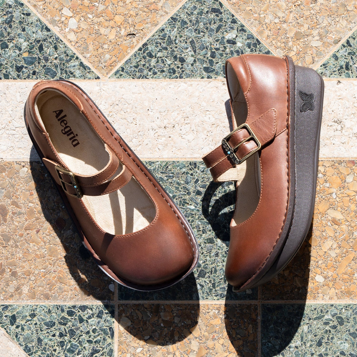 Alegria Paloma Chestnut Mary Jane