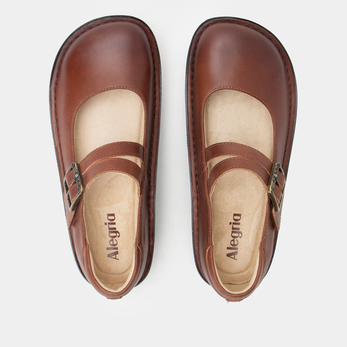 Alegria Paloma Chestnut Mary Jane