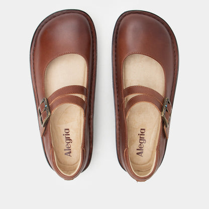 Alegria Paloma Chestnut Mary Jane