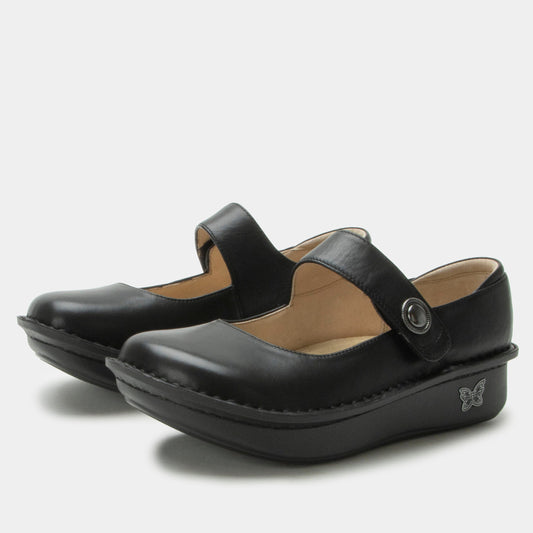Alegria Paloma Black Nappa Mary Jane
