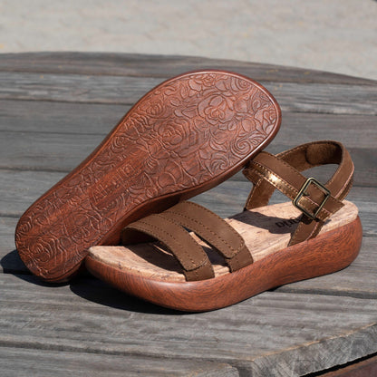 Alegria Blinda Pecan Sandal