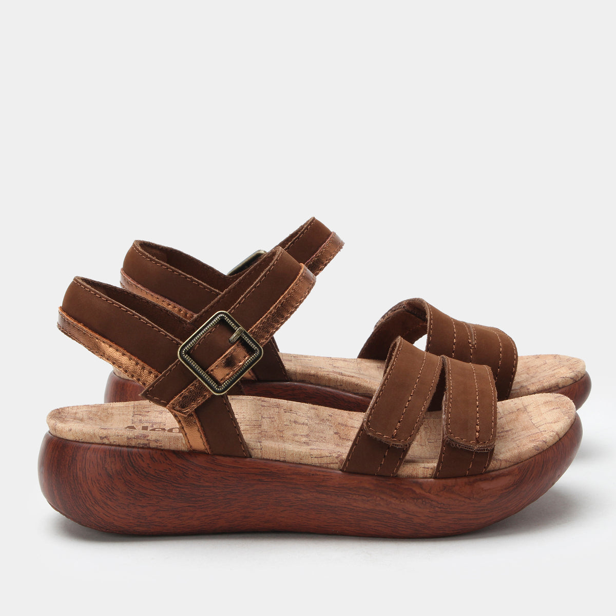 Alegria Blinda Pecan Sandal