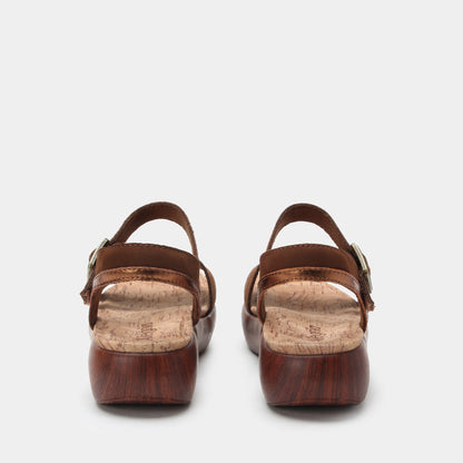 Alegria Blinda Pecan Sandal