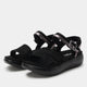 black sandal