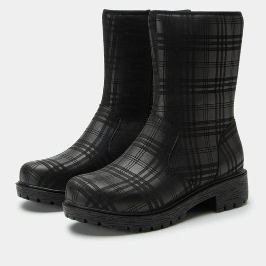 Alegria Chalet Plaid To Meet You Boot