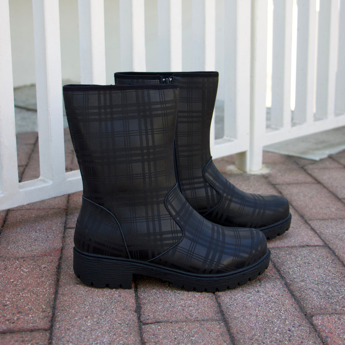Alegria Chalet Plaid To Meet You Boot