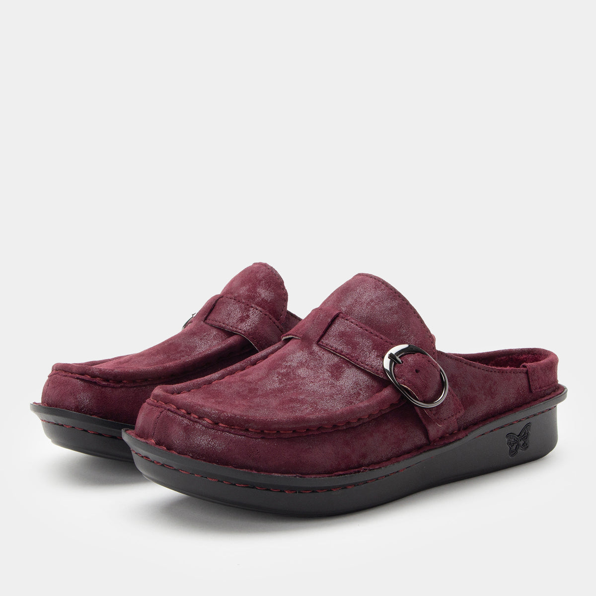 maroon mist clog,36