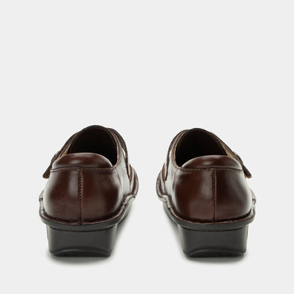 Alegria Brenna Choco Luster Shoe