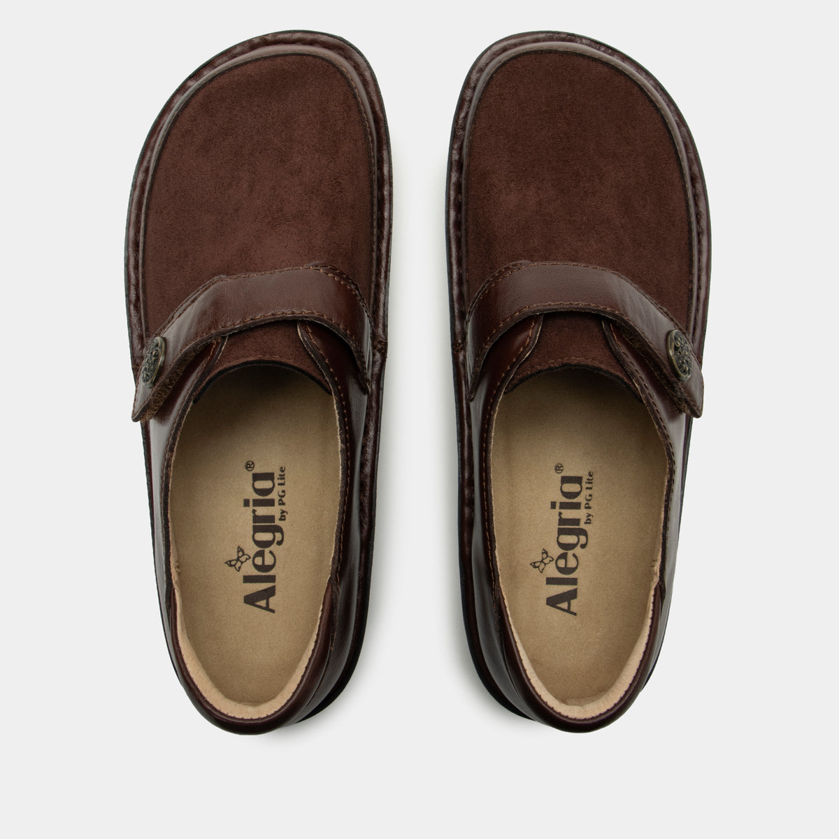 Alegria Brenna Choco Luster Shoe
