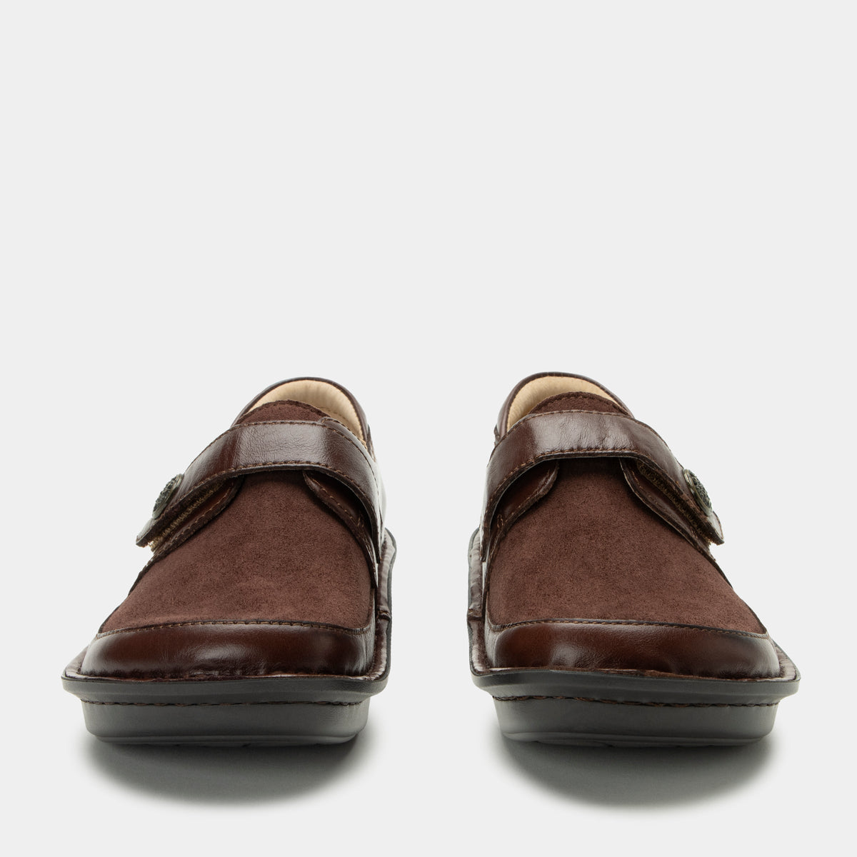 Alegria Brenna Choco Luster Shoe