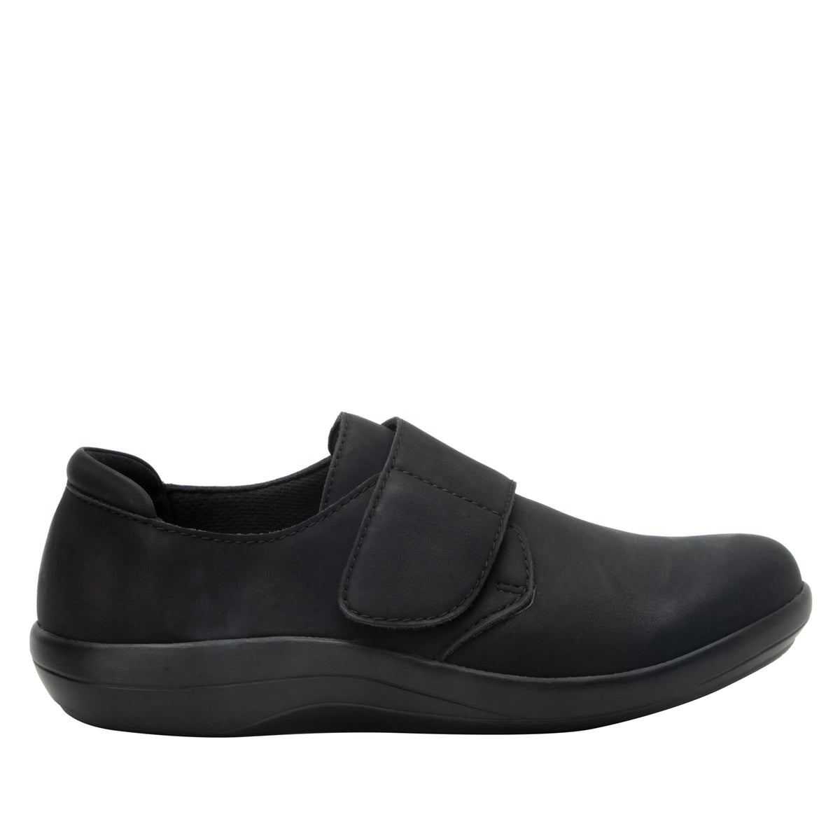 Alegria Spright Black Nubuck Shoe