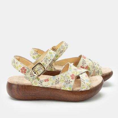 Alegria Bianca Good As Gold Sandal