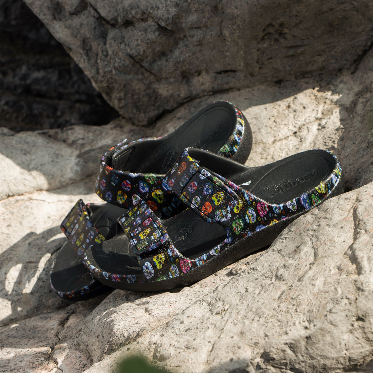 Alegria Orbyt Sugar Skulls Sandal