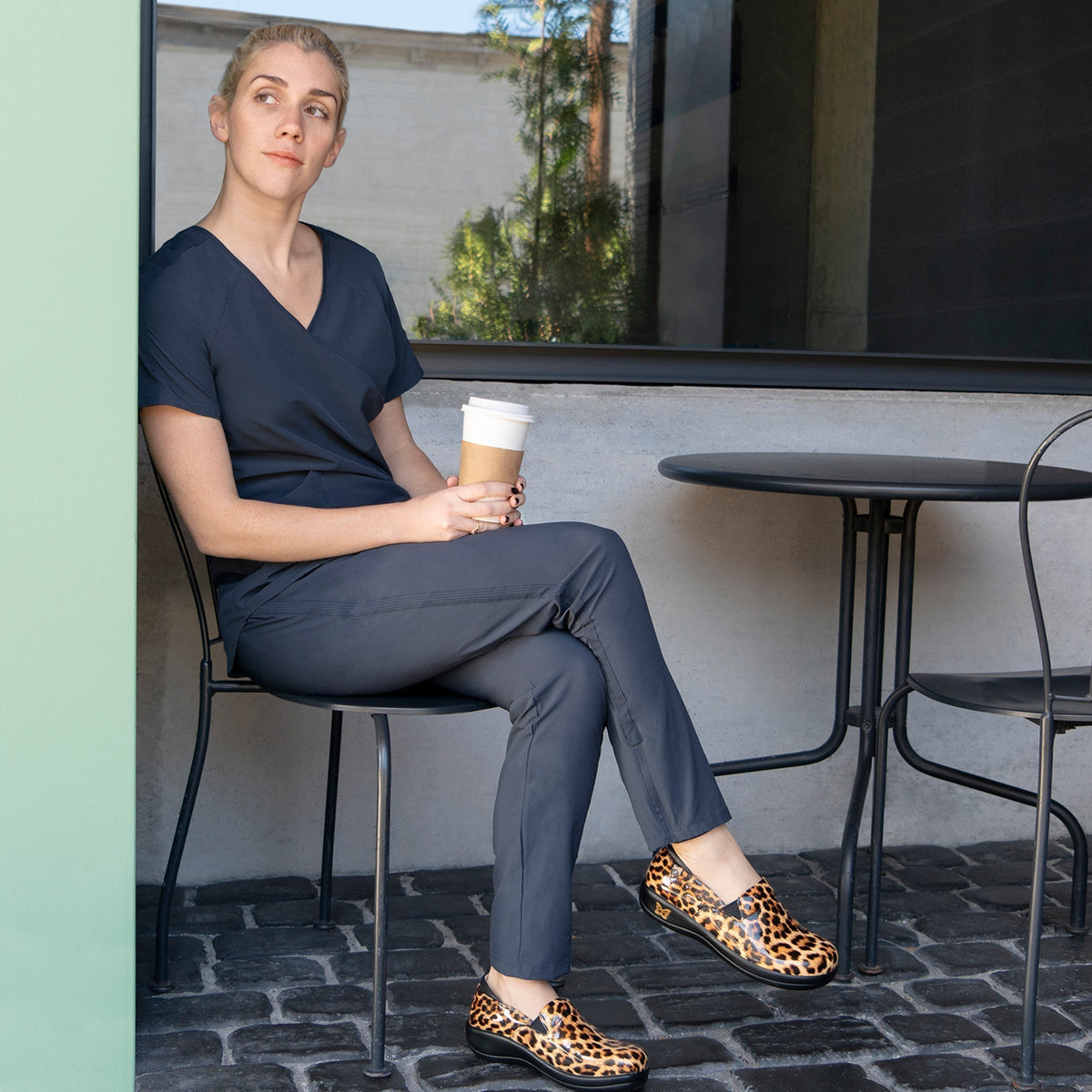 Alegria Keli Leopard Professional Shoe