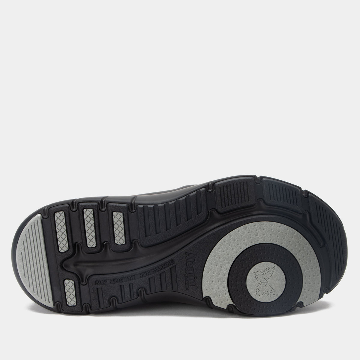 Alegria Shift Lead Black Mesh Shoe