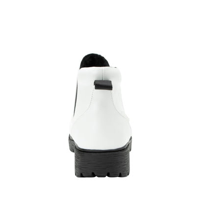 Alegria Rowen White Boot