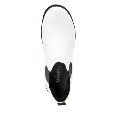 Alegria Rowen White Boot