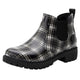 plaid boot