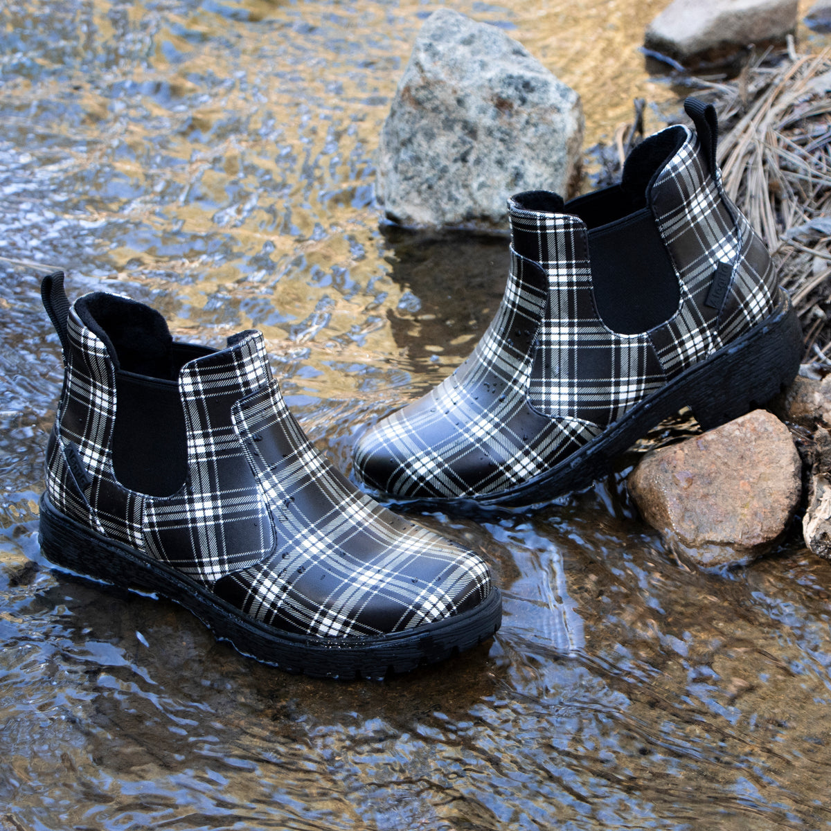 Alegria Rowen Plaid Boot