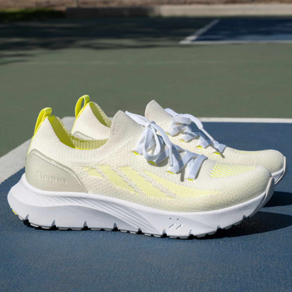 Alegria Regale Neon White Shoe