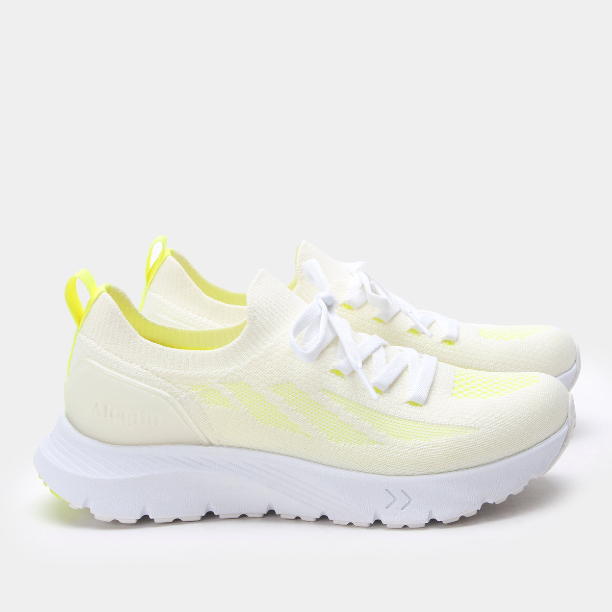 Alegria Regale Neon White Shoe