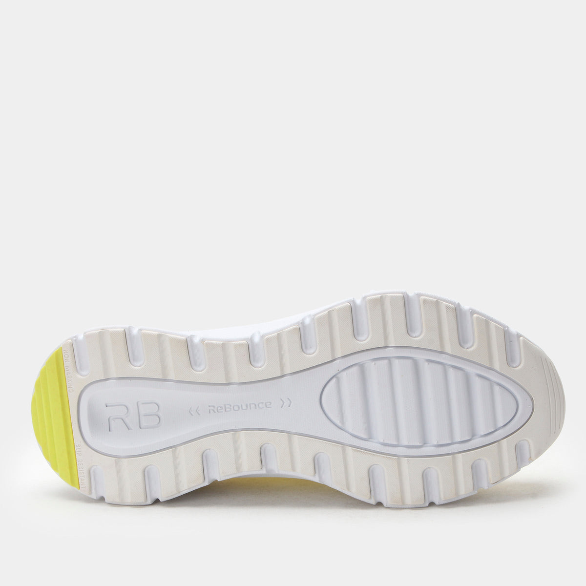 Alegria Regale Neon White Shoe
