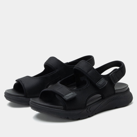 Alegria Sandie Black Sandal