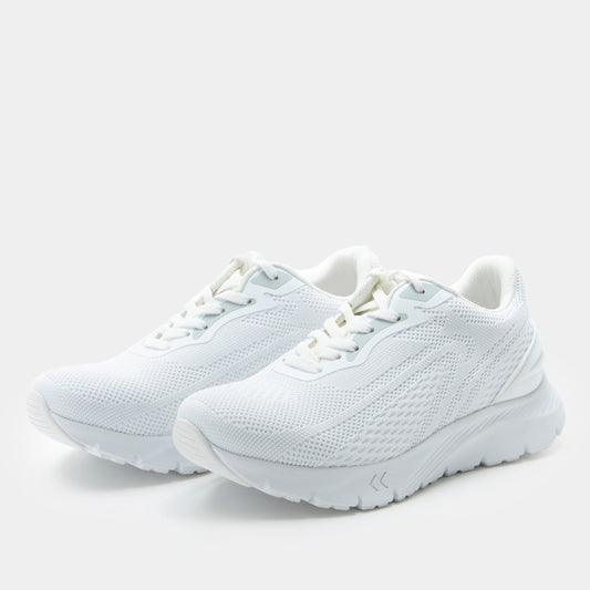 Alegria Rize White Shoe