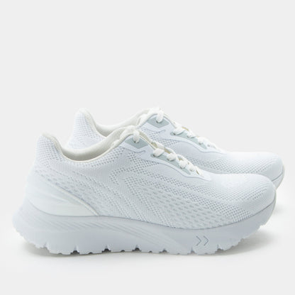 Alegria Rize White Shoe