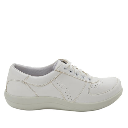 Alegria Daphne White Softie Shoe