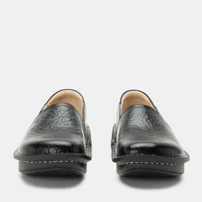 Alegria Debra Black Embossed Shoe