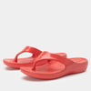 red gloss sandal