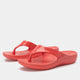 red gloss sandal