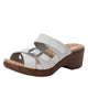delicut white sandal