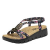 charm black sandal
