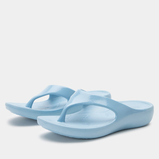 Alegria Ode Dusty Blue Gloss Sandal